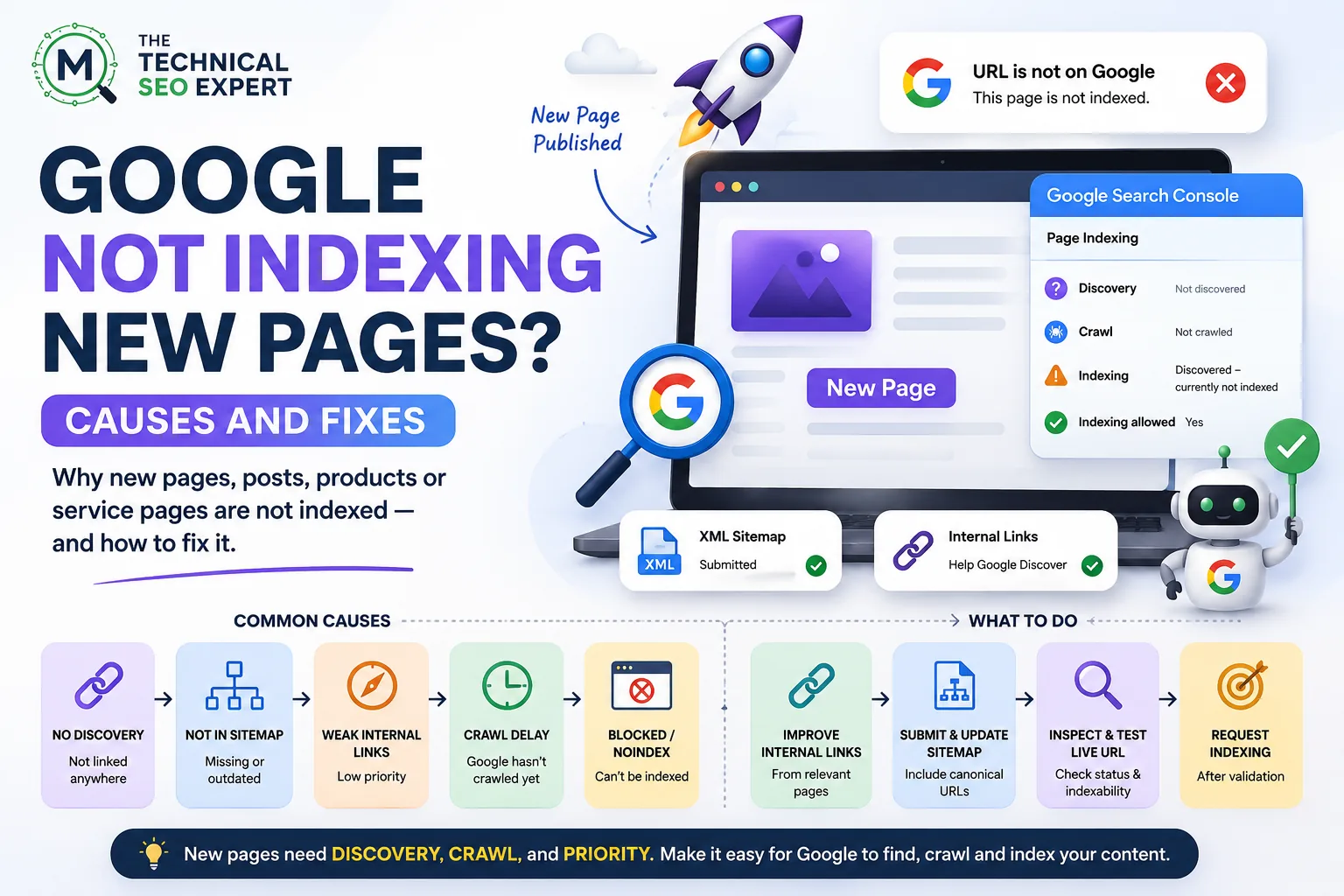 Google Not Indexing New Pages: Causes and Fixes