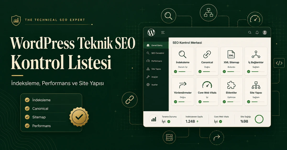 WordPress teknik SEO kontrol listesi